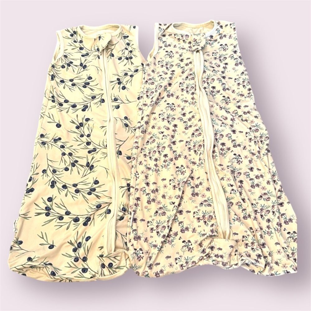 TOTBASIC Set Of 2 Floral Sleep Sacks